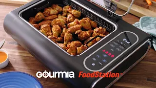 Introducing the Gourmia FoodStation™ 5-In-1 Smokeless indoor Grill & Air Fryer - GGA2120