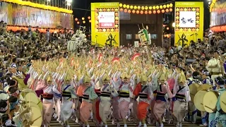 【特別席で見る総踊り】徳島市阿波おどり2016南内町演舞場（初日）【4k】