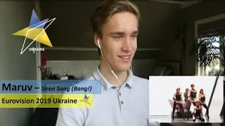 Reaction video Maruv - Siren Song Ukraine Eurovision 2019