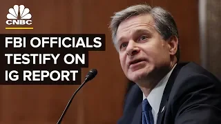 FBI Officials Testify Before Senate on Inspector General Report — June 18, 2018