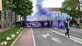 Prihod na stadion - Viole Maribor - 11.5. 2019