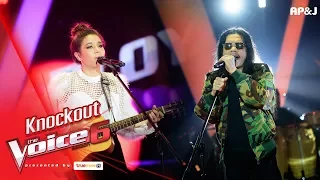 Knock Out : พลอย - แพ้ใจ VS แอ๊ด - ก้อนหินก้อนนั้น  - The Voice Thailand 6 - 7 Jan 2018