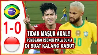 BRAZIL VS TIMNAS  INDONESIA - TIDAK MASUK AKAL KLUB SEKUAT BRAZIL TIDAK BERKUTIK