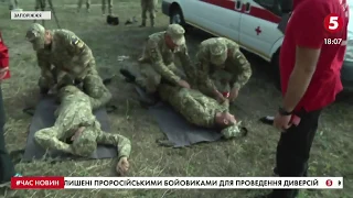 Як бійці 110 бригади відзначали День бійця тероборони на Запоріжжі