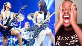 DAMN!! THOSE GUITAR SOLOS 😱 Lovebites【Scream for me】Daughters of the Dawn LIVE 2019 REACTION