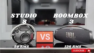 HARMAN KARDON STUDIO 8 🔥 VS 🔥 JBL BOOMBOX 3 Cuál Ganará