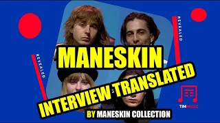 Måneskin interview for Tim Music translated into English by me (intervista)