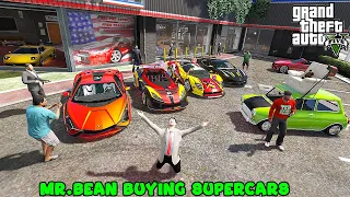 MR BEAN BUYING SUPER LUXURY CARS FROM SHOWROOM IN GTA 5