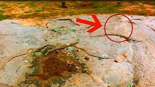 Secret Of The Drinking Rock - Mahabalipuram, India