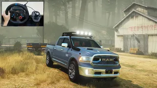 2016 Dodge Ram Limited Off-Road - GTA 5 with Steering Wheel - Logitech G29 Gameplay