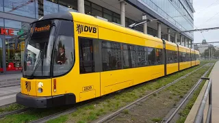 Straßenbahn in Hauptbahnhof Nord(Dresden)