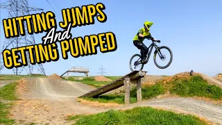 Bikepark Jumps on the Cube Stereo