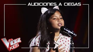 María Borja - Love someone | Blind auditions | The Voice Kids Antena 3 2022