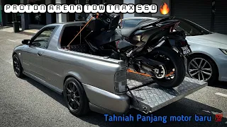 Proton Arena Towing Tmax 560 ( tahniah panjang motor baru 🔥)