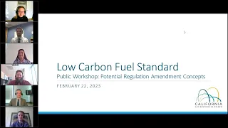 Public Workshop to Discuss Potential Changes to the Low Carbon Fuel Standard