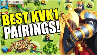 MUST USE Marches! (Low investments included) Rise Of Kingdoms Best KvK 1 Pairings