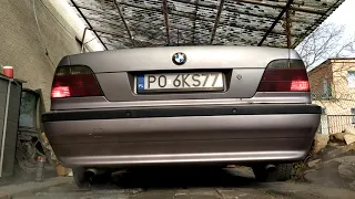 e38 740i straight pipes sound