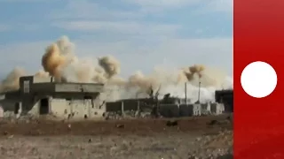 26 "barrel bombs" dropped on Daraya, Syria