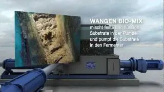 WANGEN Pumpen BIO MIX und KL-S in Biogasanlagen