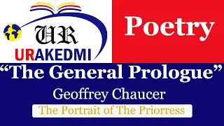 The Portrait of Nun The Prioress: The General Prologue |Geoffrey Chaucer|