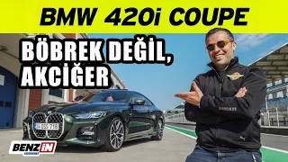 BMW 420i Coupe test sürüşü 2021 | Böbrek değil akciğer