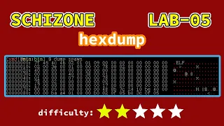hexdump in x86 assembly | SCHIZONE LAB-05