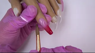 Acrylic nails for beginners | Valentine’s Day nails | Acrylic nails tutorial | Natali Carmona