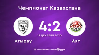 МФК "Атырау" 4:2 МФК "Аят" | Чемпионат Казахстана 20/21 | 17.12.20