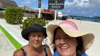 Junkanoo Beach Nassau Bahamas with Nanny and Gigi