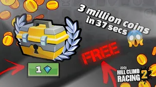 😱 A champion chest for 1 gem & 3 million coins in 37 Secs 😱 - Hill Climb Racing 2 - HC | Racer