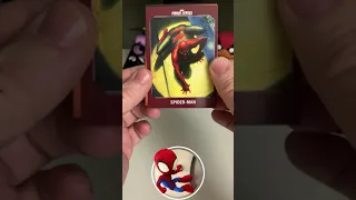 Captain marvel & spider-man hit 🔥. Marvel cards opening pack challenge day 23