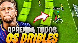 Como fazer TODOS OS DRIBLES do Efootball 2023 MOBILE - Aprenda A DRIBLAR no Efootball 23 MOBILE