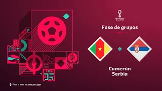 Camerún VS Serbia FIFA WORLD CUP QATAR 2022 Grupo G FIFA 23 Ps5 4K #fifaworldcup2022