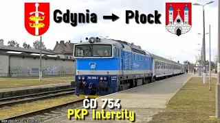 Podróż PKP Intercity "Flisak" Gdynia - Laskowice - Płock // PKP Intercity Gdynia-Plock train travel