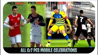 Evolution Of Ronaldo Celebration In PES Mobile