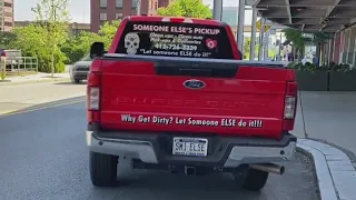 'Someone Else's Pickup' available for hire and it's just what it sounds like