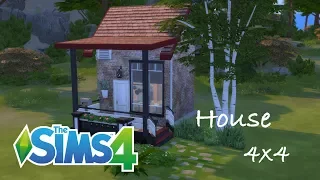 The Sims 4 | ЧЕЛЛЕНДЖ самый маленький дом 4х4 без модов