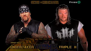 WWF WrestleMania X8: HIAC - The Undertaker vs Triple H!