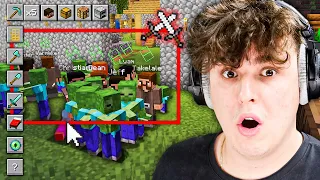 MUSIAŁEM BRONIĆ SWOJEJ WIOSKI EDYTOREM w MINECRAFT! | Minecraft Fortress