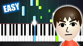 Mii Channel Theme - EASY Piano Tutorial by PlutaX