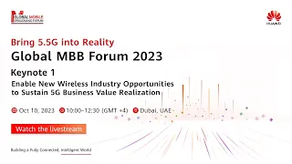 Global Mobile Broadband Forum Keynote 1 is LIVE!