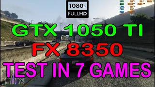 GTX 1050 TI, FX 8350 Test in 7 Games in 2020 (1080p)