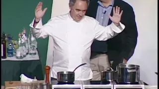 Ferran Adrià Cooking Demonstration at the Worlds Premier Culinary College