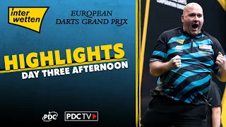 FLAWLESS FINISHING! | Day Three Afternoon Highlights | 2022 European Darts Grand Prix