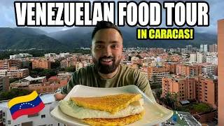 American Tries Venezuelan Food in Caracas! 🇻🇪