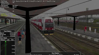 Open Rails test activity 5722 Šurany-Nové Zámky