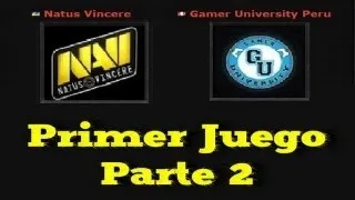 The Defense - Na'Vi vs GU Primer Juego Parte 2