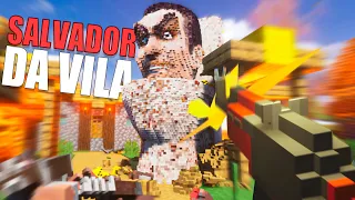 Salvando a Vila do Minecraft de tudo e TODOS no Teardown com Mods