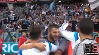 LATE GOAL of André-Pierre Gignac (OM) v Stade Malherbe Caen at 90+2 ／ 2014-15 France's Ligue 1