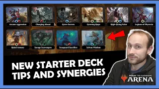 NEW Starter Decks Revealed! Exploring Cards & Synergies of the 10 Preconstructed Decks | MTG Arena